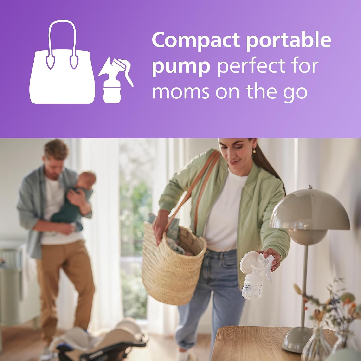 image:imagePhilips Avent Double Electric Breast Pump Hospital Strength Travel BagManual Breast Pump