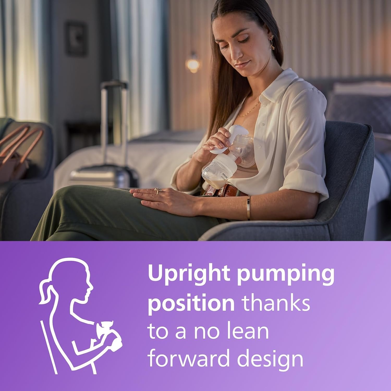 image:imagePhilips Avent Double Electric Breast Pump Hospital Strength Travel BagManual Breast Pump