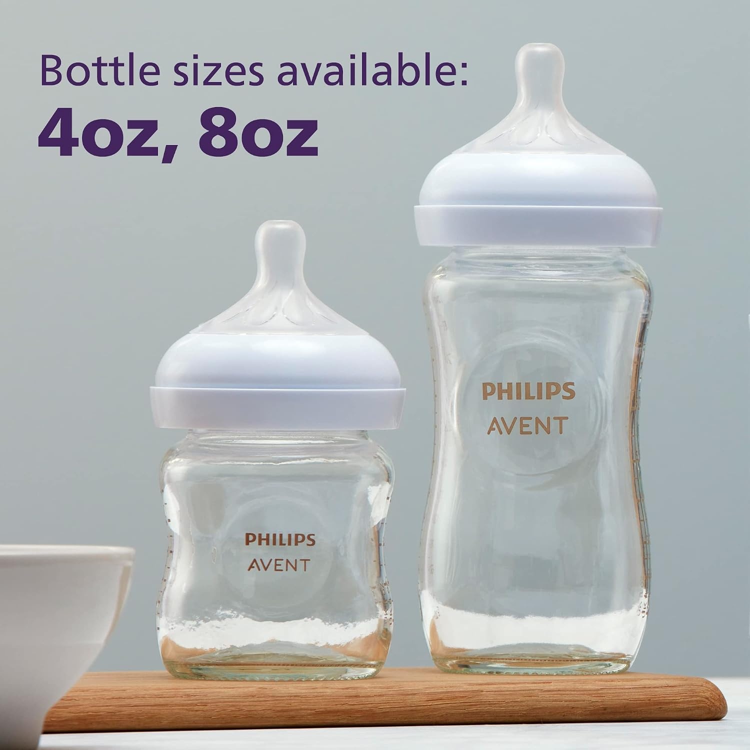 image:imagePhilips Avent Glass Natural Bottle with Natural Response Nipple Baby Gift Set SCD858018 Ounce Pack of 1