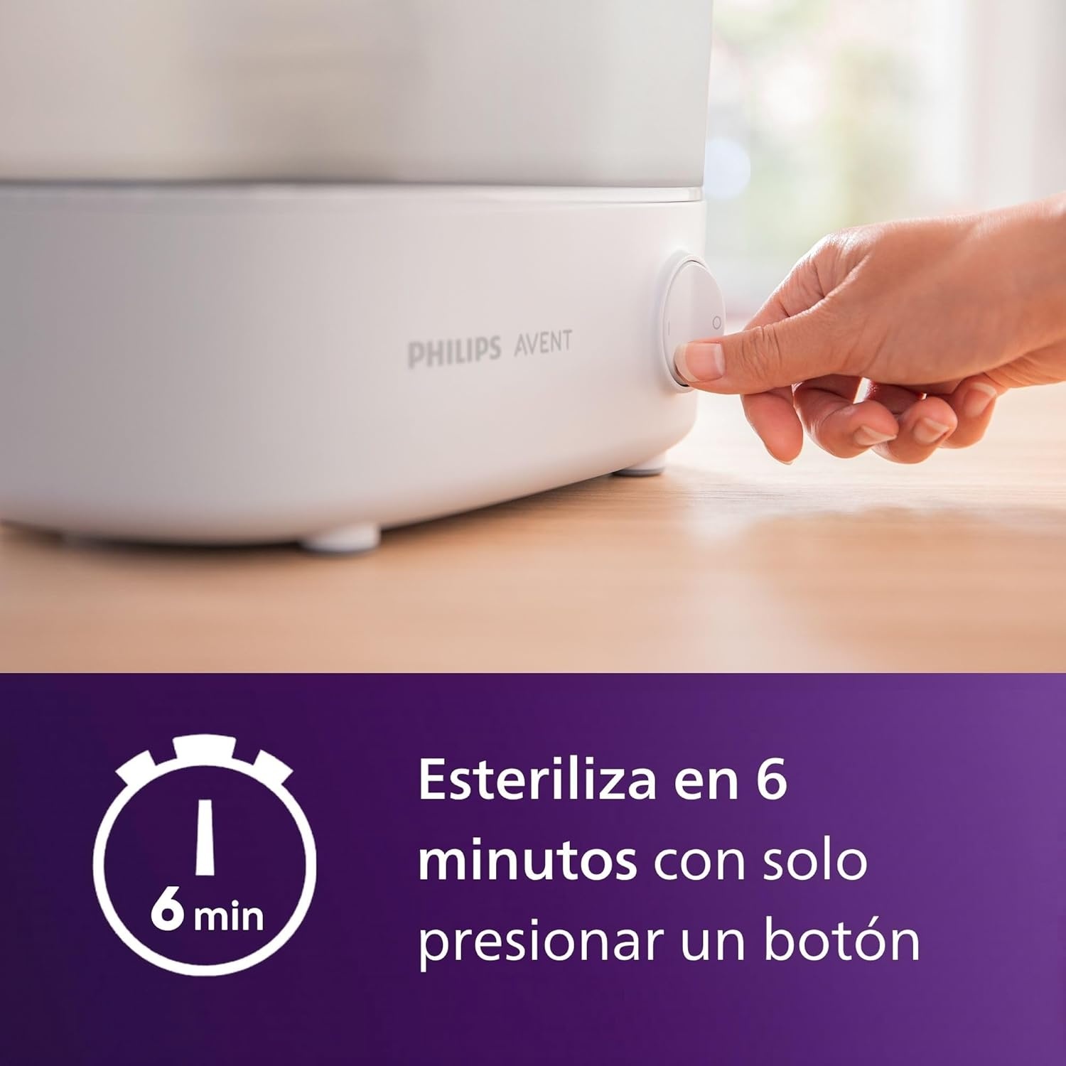 image:imagePhilips Avent Microwave Steam Baby Bottle Sterilizer 4Bottle Capacity1 Count Pack of 1