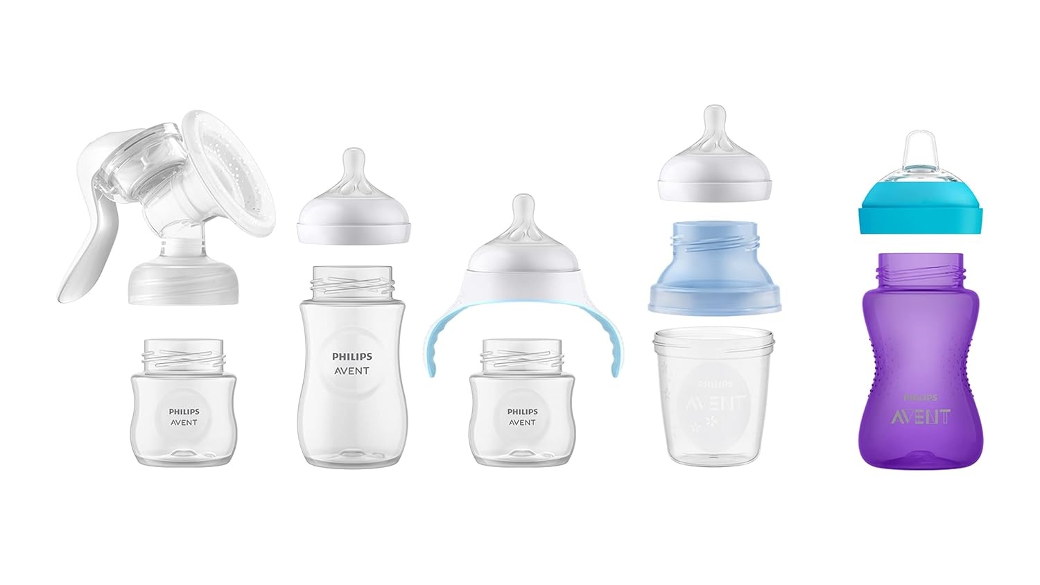 image:imagePhilips Avent Natural Trainer Cup Extra Fast Flow 5 oz BPAFreeClear PinkPurple