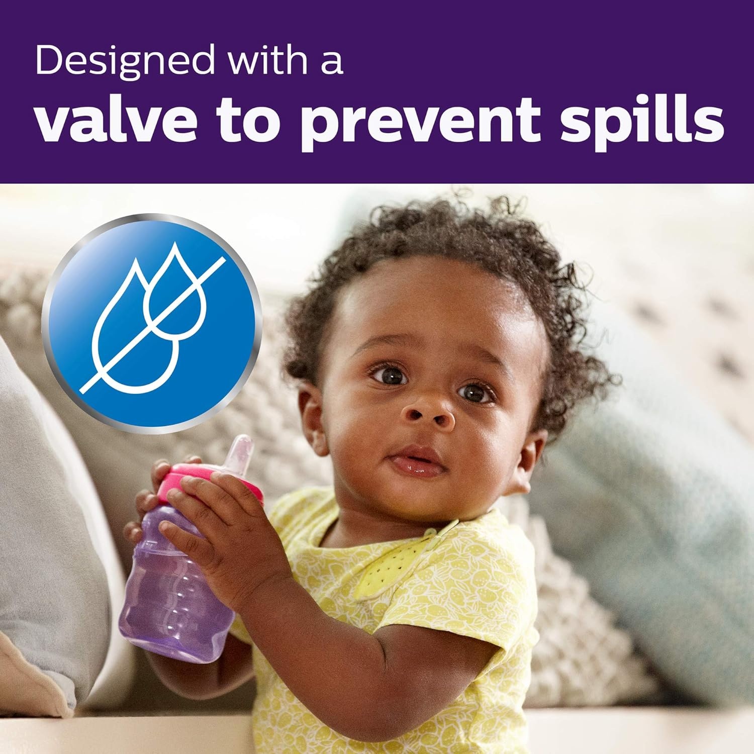 image:imagePhilips Avent Natural Trainer Cup Extra Fast Flow 5 oz BPAFreeClear PinkPurple
