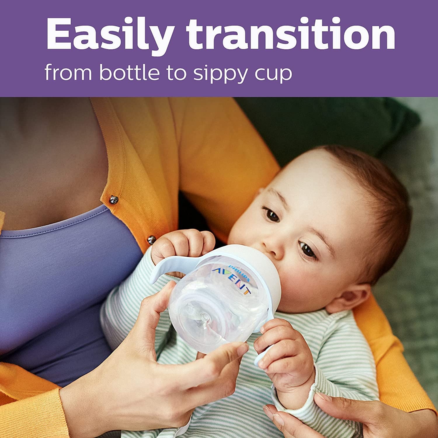 image:imagePhilips Avent Natural Trainer Cup Extra Fast Flow 5 oz BPAFreeClear PinkPurple