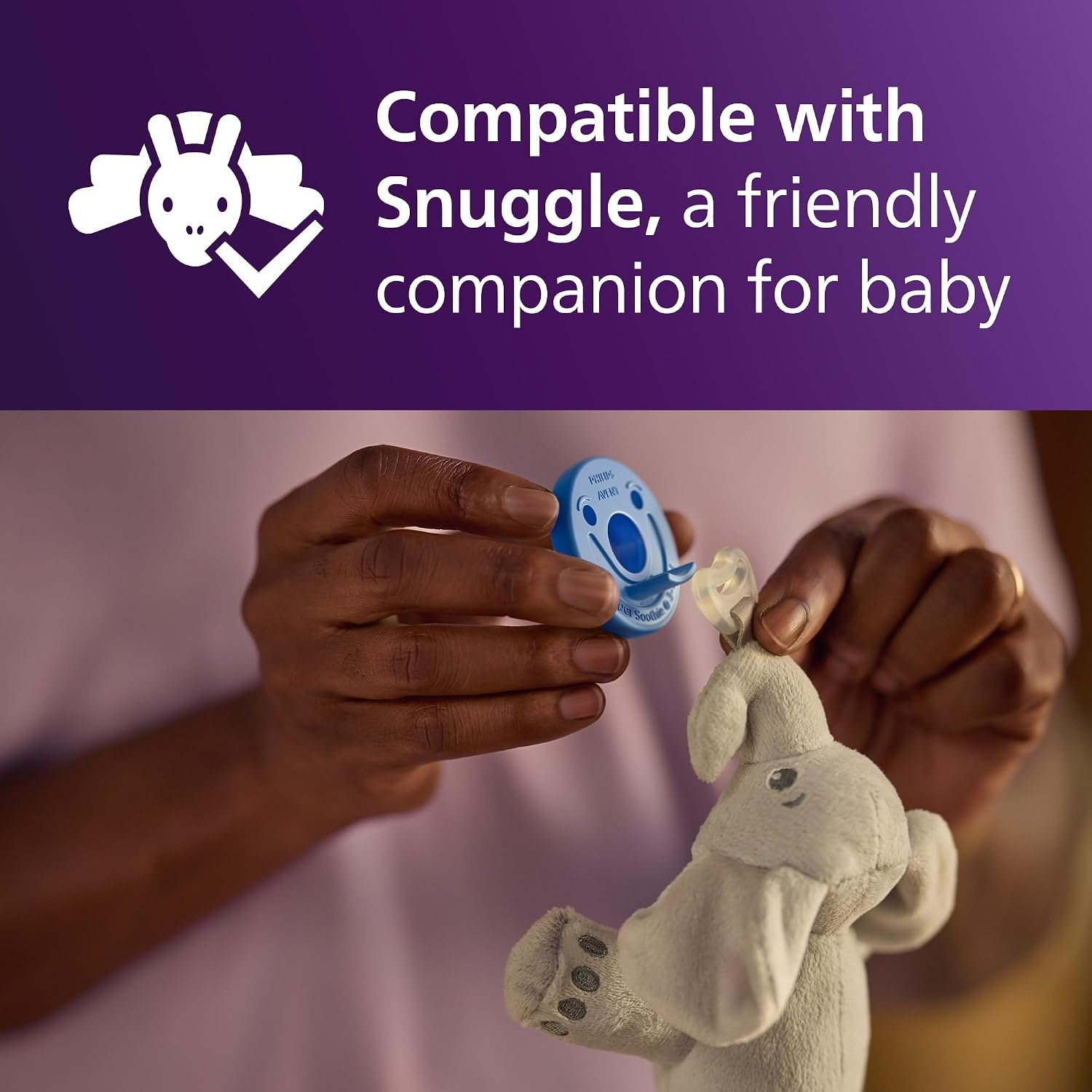 image:imagePhilips Avent Soothie Baby Pacifier for 318 Months BPAFree 4PackSky BlueLight Blue