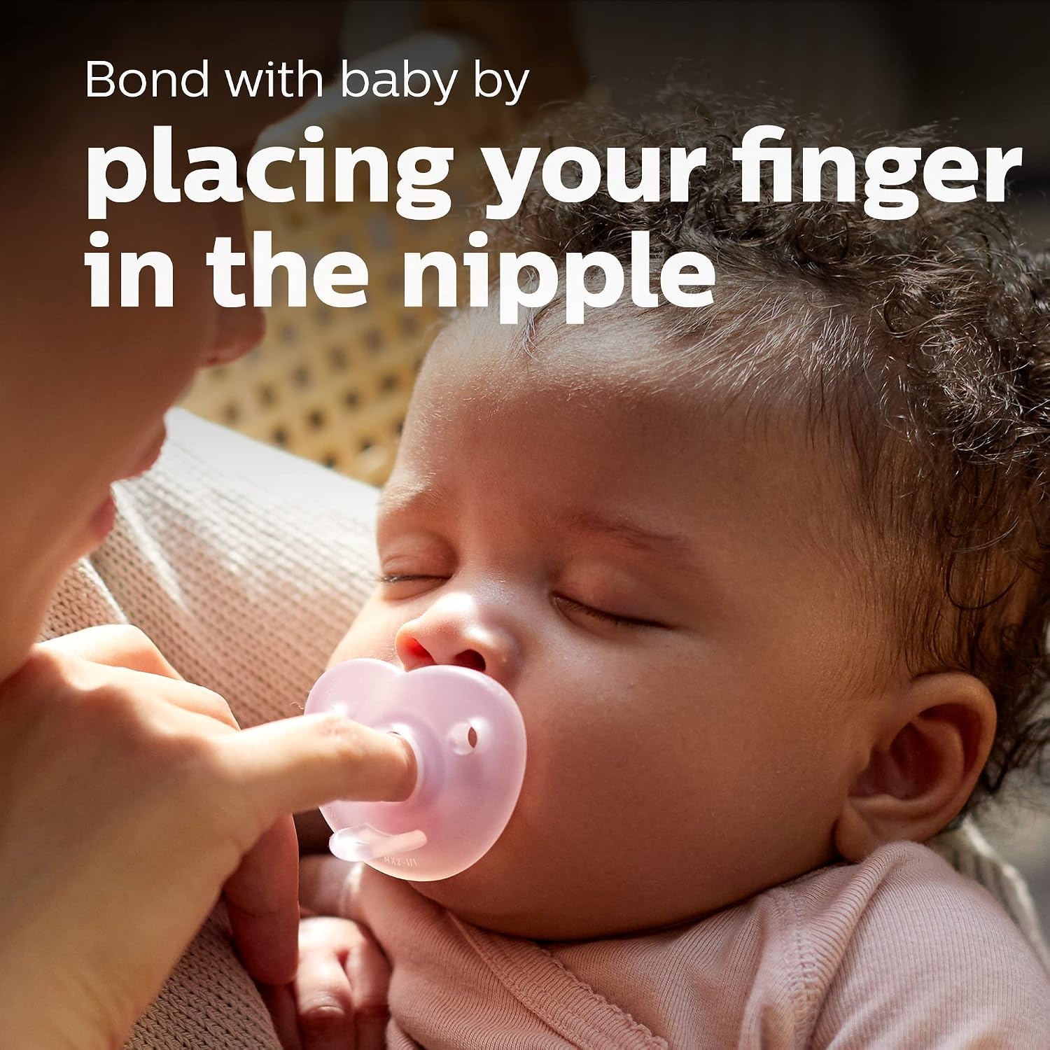 image:imagePhilips Avent Soothie Heart Baby Pacifier for 03 Months BPAFree PinkBlue Light Blue