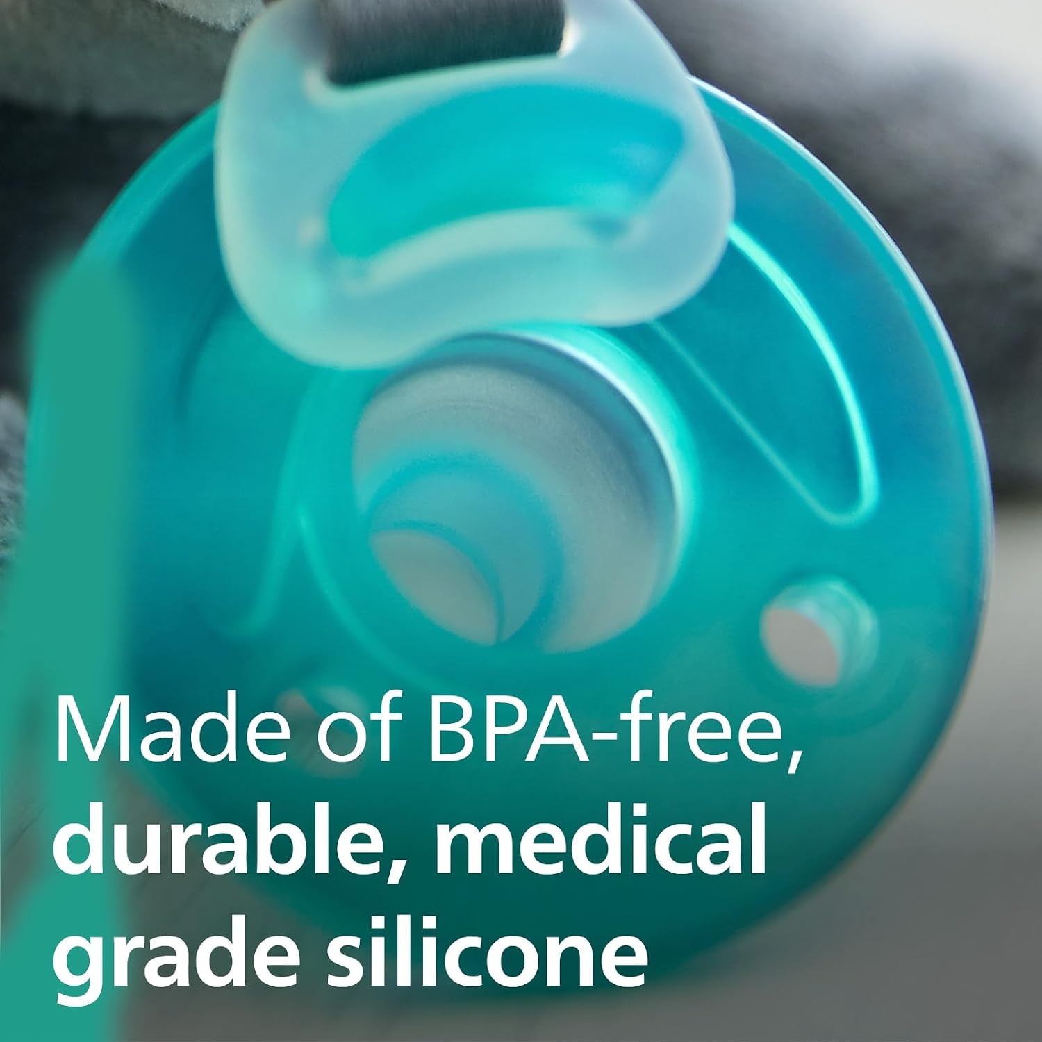 image:imagePhilips Avent Soothie Snuggle Pacifier Holder with Detachable Pacifier 0mFox