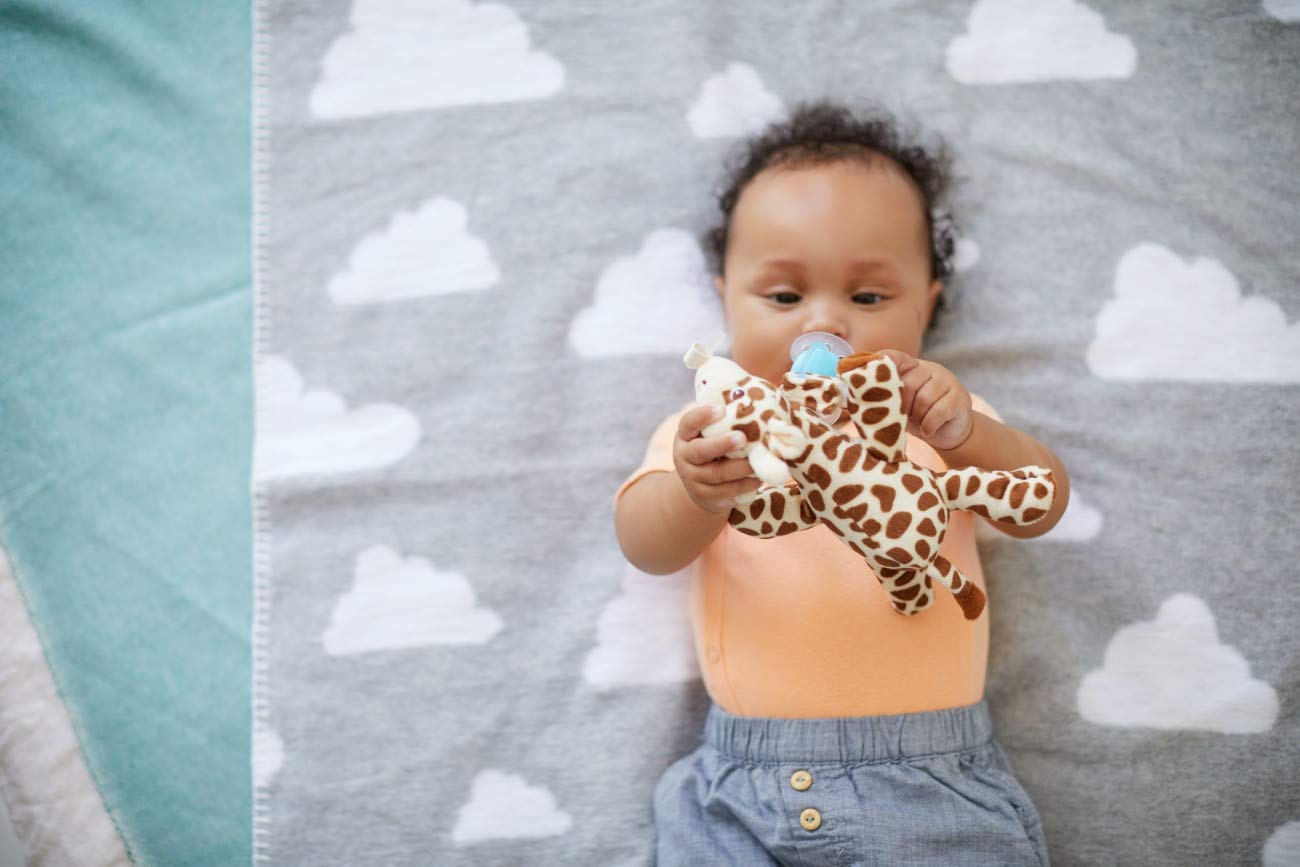 image:imagePhilips Avent Soothie Snuggle Pacifier Holder with Detachable Pacifier 0mGiraffe
