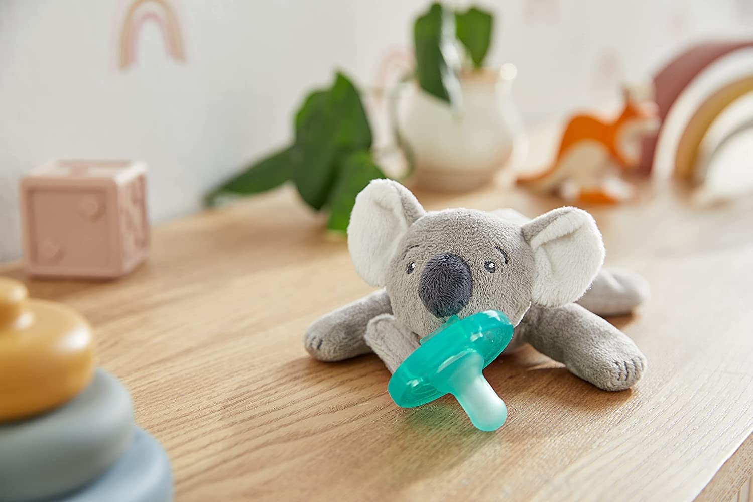 image:imagePhilips Avent Soothie Snuggle Pacifier Holder with Detachable Pacifier 0mKoala