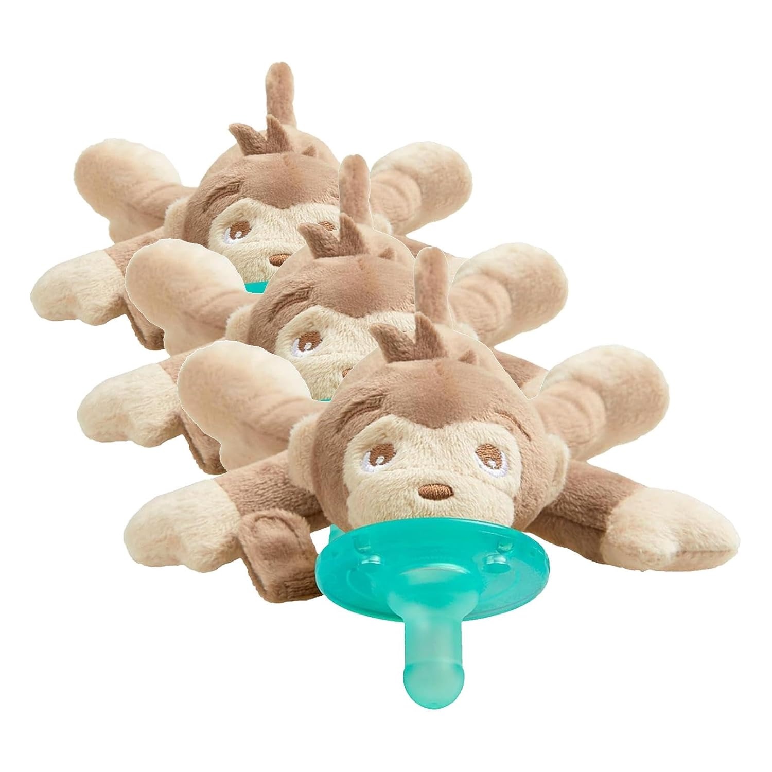 image:imagePhilips Avent Soothie Snuggle Pacifier Holder with Detachable Pacifier 0mMonkey