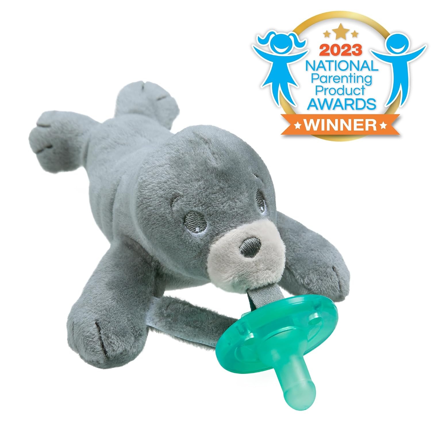 image:imagePhilips Avent Soothie Snuggle Pacifier Holder with Detachable Pacifier 0mSeal