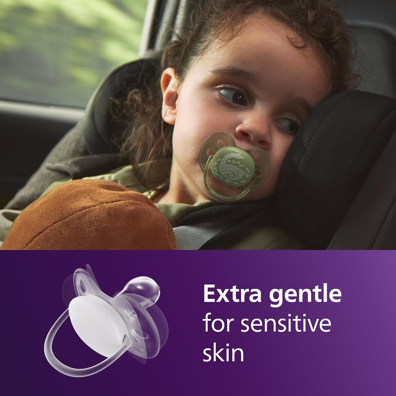 image:imagePhilips Avent Ultra Air Baby Pacifier for 18 Months BPAFree 4Packgreen