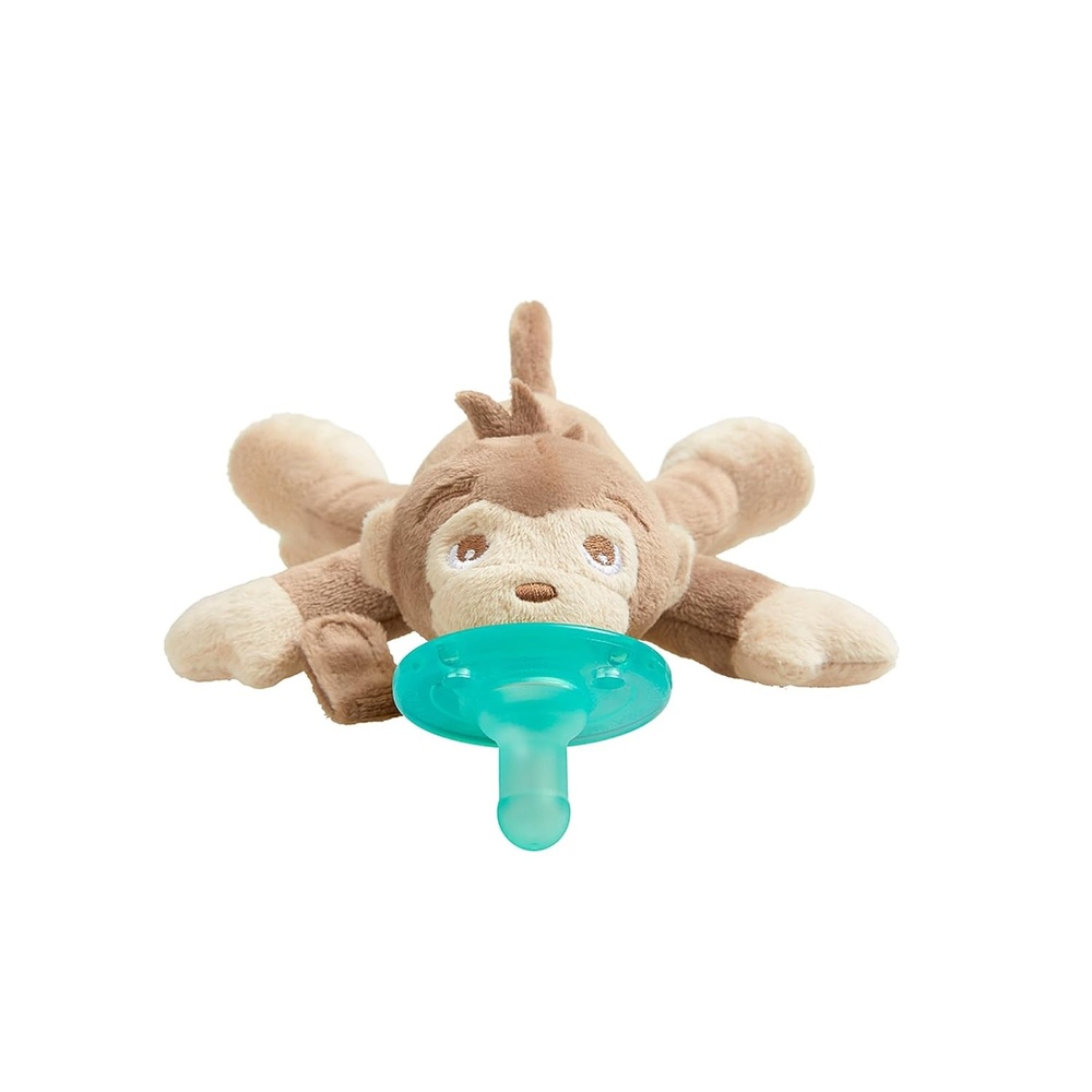 image:imagePhilips Avent Soothie Snuggle Pacifier Holder with Detachable Pacifier 0mMonkey