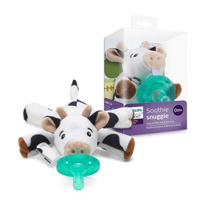 Philips Avent Soothie Snuggle Pacifier Holder with Detachable Pacifier, 0m+((Pack of 1))